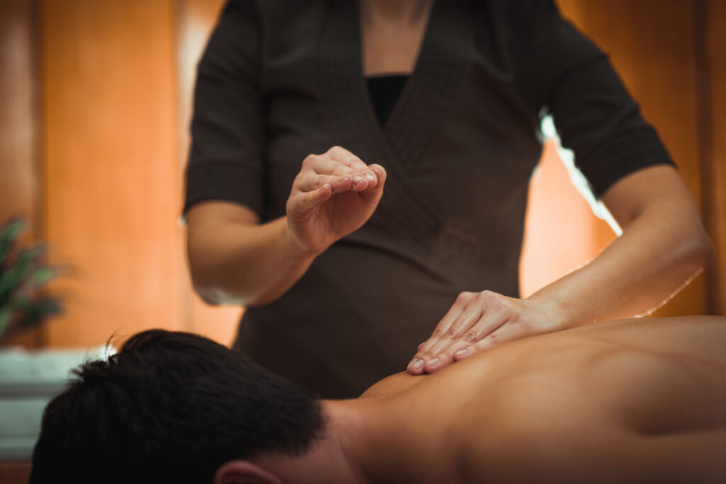 Massage relieves stress and anxiety